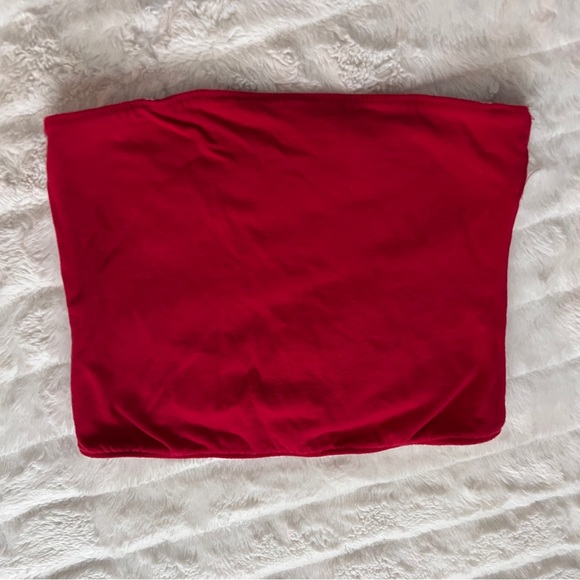 Hollister red reversible tube top - Picture 4 of 7